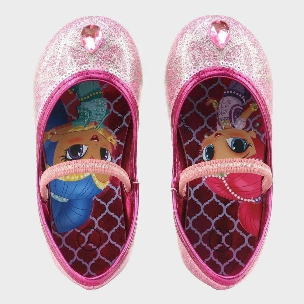 Shimmer and Shine Shoes Ballet Flats Pink‎ Toddler Girls' size 5